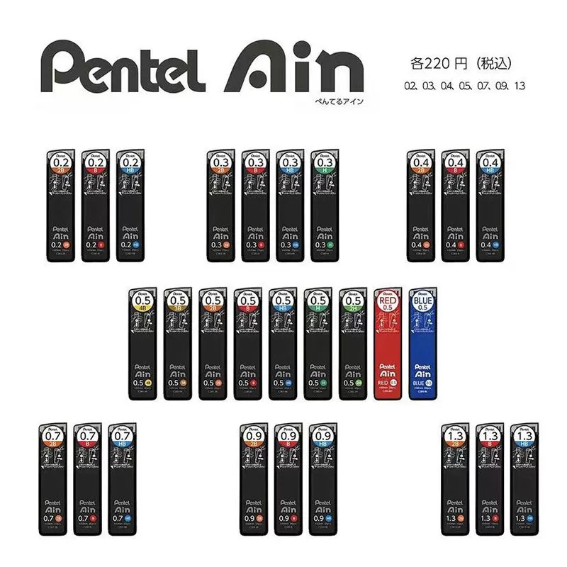 Pentel Pen Energel - Crayon mécanique japonais Pentel Ain C285,
