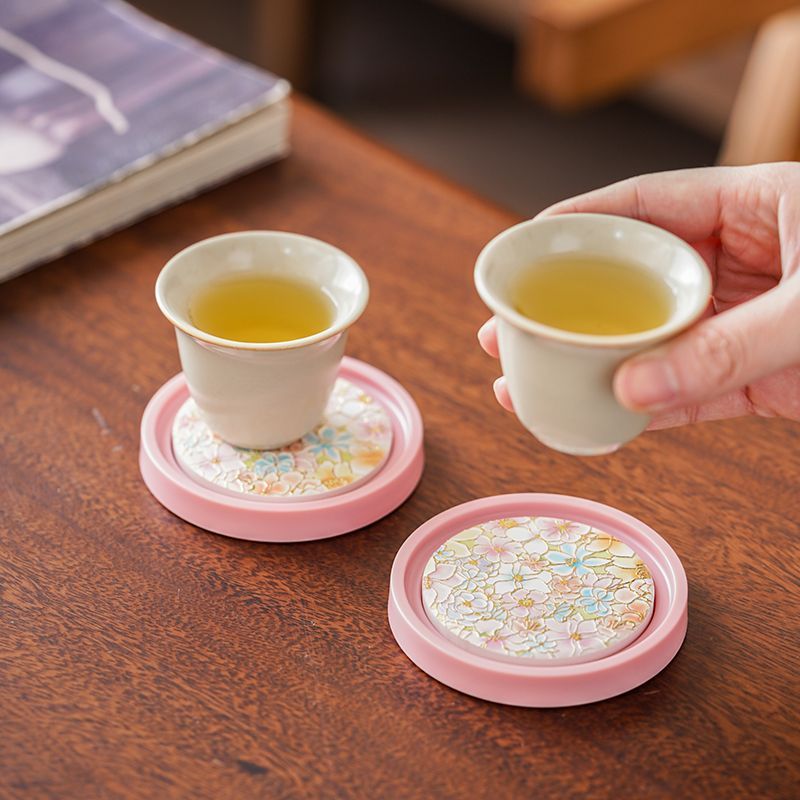 Tapis de tasse à thé en cérami - Ceramic Tile Blank avis et prix