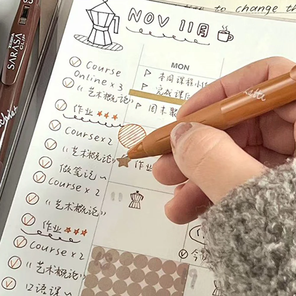 Ensemble de stylos gel BRA tra - Zebra Pen Mildliner avis et prix