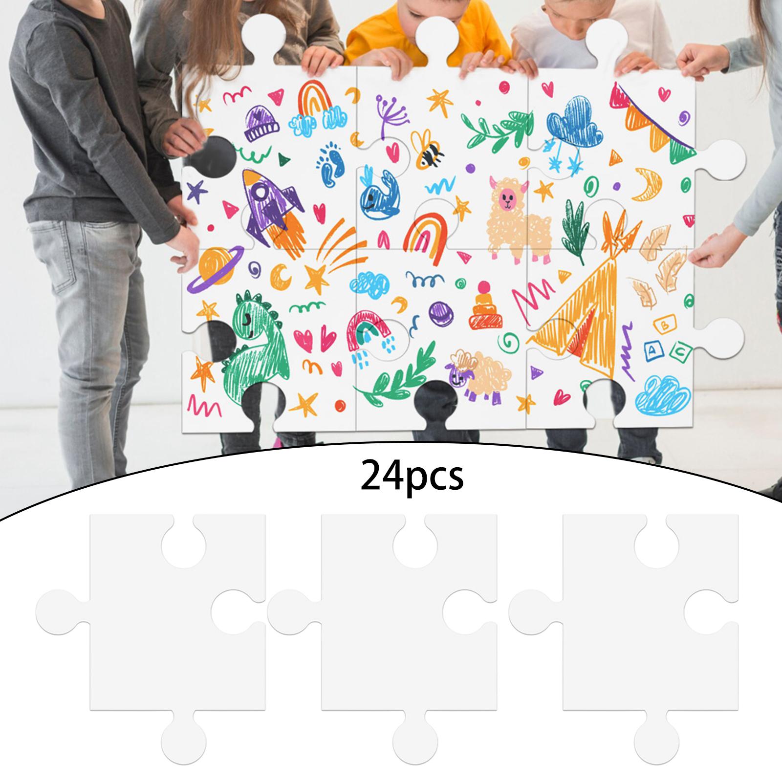 Puzzle vierge pour enfants et  - Puzzle Blank White avis et prix